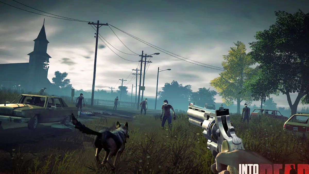 Field at dusk in Into the Dead 2